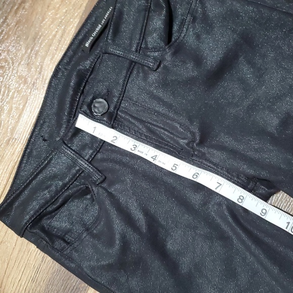 Black orchid Julien Jarmoune Black shimmer after dart skinny stretch pants - Picture 3 of 11